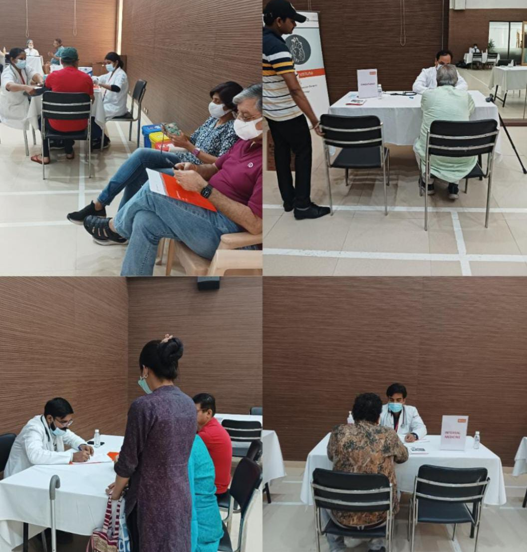 Multi speciality health camp held on 13th may with senior doctors from Medanata